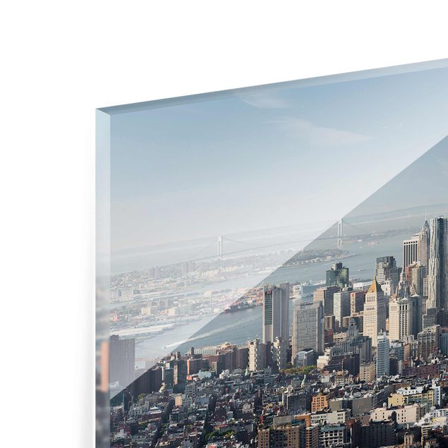 Quadro in vetro - View From Empire State Building - Panoramico
