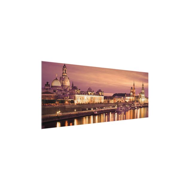 Quadro in vetro - Canaletto Dresden - Panoramico
