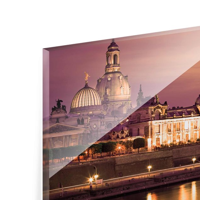 Quadro in vetro - Canaletto Dresden - Panoramico