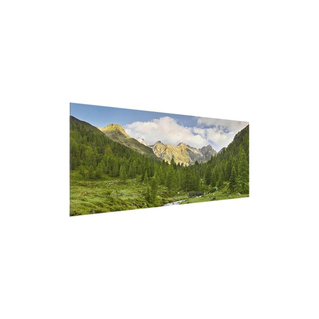 Quadro in vetro - Debanttal National Park Hohe Tauern - Panoramico