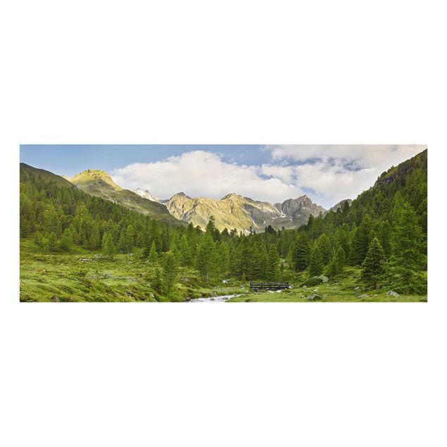Quadro in vetro - Debanttal National Park Hohe Tauern - Panoramico