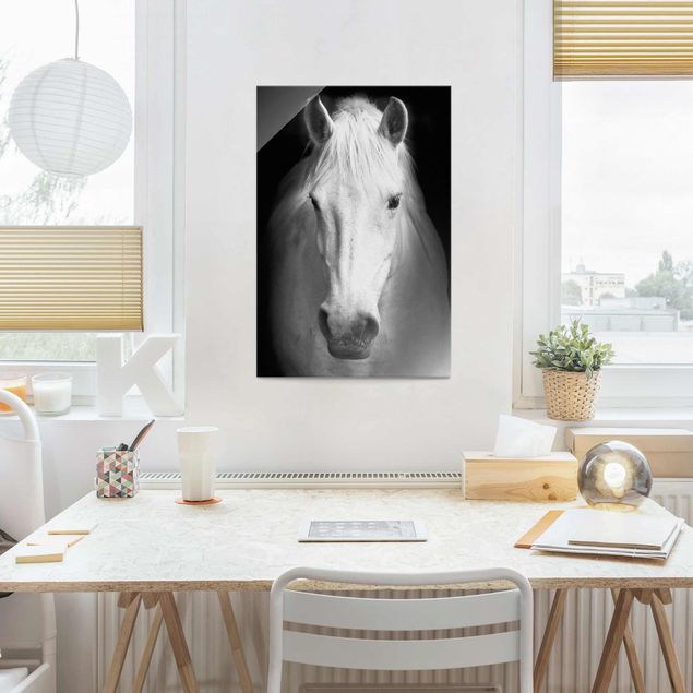 Lavagna magnetica vetro Sogno di un cavallo