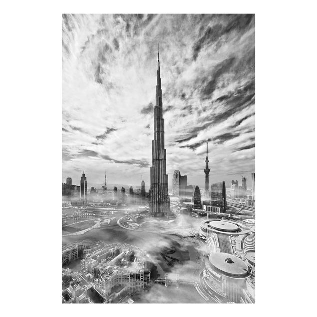 Quadro in vetro - Dubai Super Skyline - Verticale 2:3