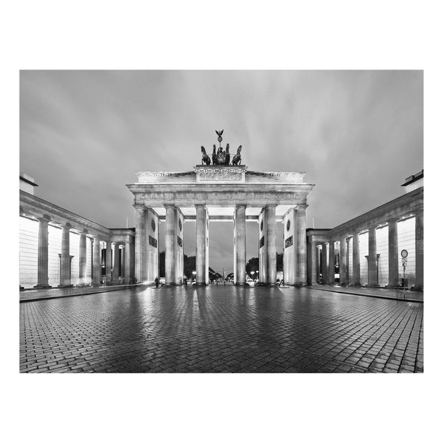 Quadro su vetro Berlin- Illuminated Brandenburg Gate II - Orizzontale 3:2