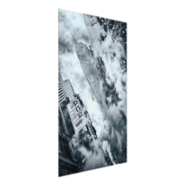 Quadro in vetro - Facciata della Empire State Building - Verticale 2:3