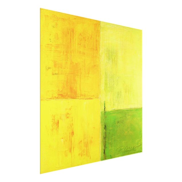Quadro in vetro - Petra Schüßler - Spring Composition 02 - Quadrato 1:1