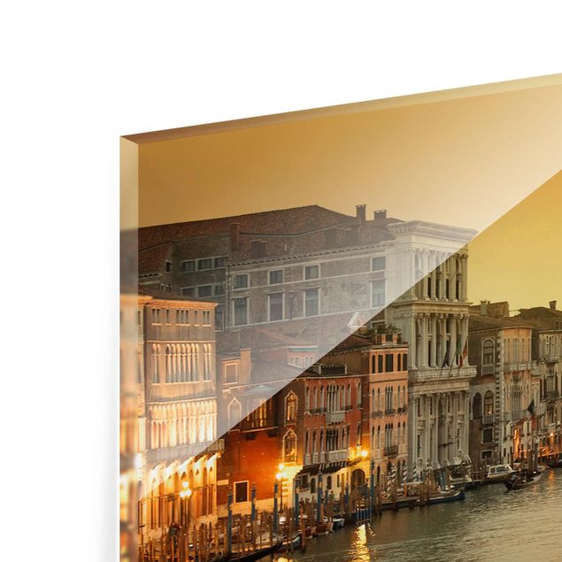 Quadro in vetro - Grand Canal of Venice - Panoramico