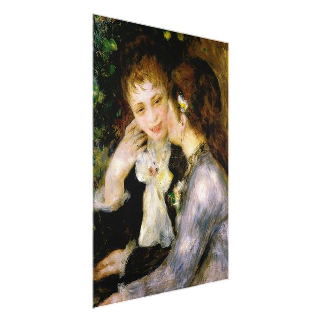 Quadro su vetro - Auguste Renoir - Confidenze - Impressionismo - Verticale 3:4