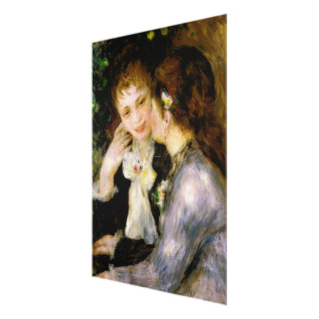 Quadro su vetro - Auguste Renoir - Confidenze - Impressionismo - Verticale 3:4