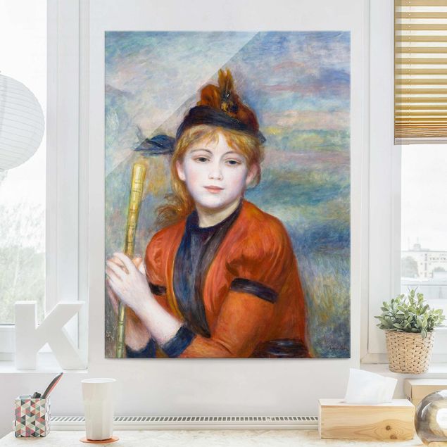Quadro su vetro - Auguste Renoir - L'Excursionniste - Impressionismo - Verticale 3:4