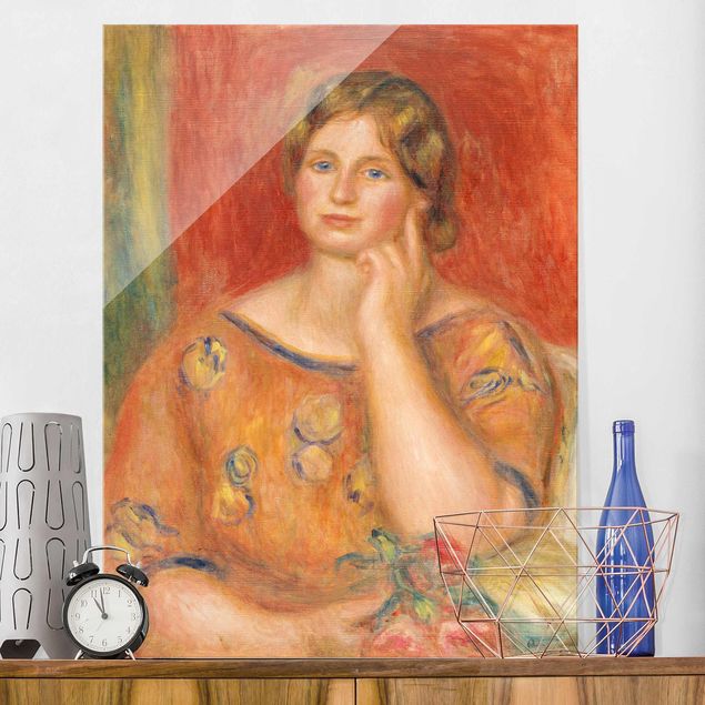 Lavagna magnetica vetro Auguste Renoir - La signora Osthaus