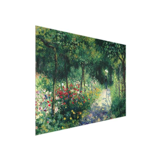 Quadro in vetro - Auguste Renoir - Donne in un Giardino - Impressionismo - Orizzontale 4:3