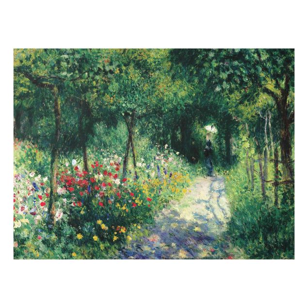 Quadro in vetro - Auguste Renoir - Donne in un Giardino - Impressionismo - Orizzontale 4:3