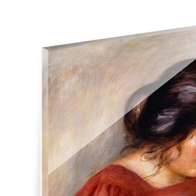 Quadro in vetro - Auguste Renoir - Gabrielle rammendo - Impressionismo - Verticale 3:4