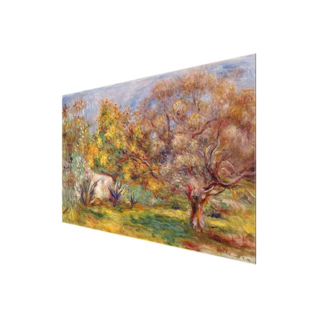 Quadro in vetro - Auguste Renoir - Oliveto - Impressionismo - Orizzontale 3:2