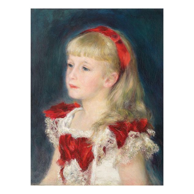 Quadro in vetro - Auguste Renoir - Mademoiselle Grimprel (Hélène Grimpel) - Impressionismo - Verticale 3:4