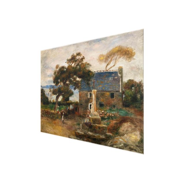 Quadro in vetro - Auguste Renoir - Treboul, nei pressi di Douardenez, Bretagna - Impressionismo - Orizzontale 4:3
