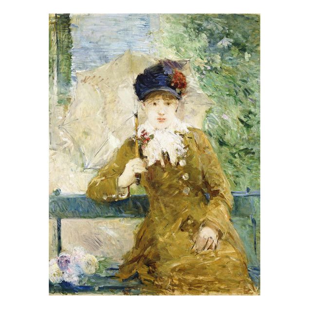Quadro in vetro - Berthe Morisot - Lady with Parasol - Verticale 3:4