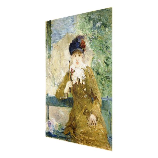 Quadro in vetro - Berthe Morisot - Lady with Parasol - Verticale 3:4