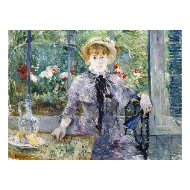 Quadro su vetro - Berthe Morisot - After Luncheon - Orizzontale 4:3