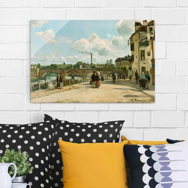 Lavagna magnetica vetro Camille Pissarro - Veduta di Pontoise
