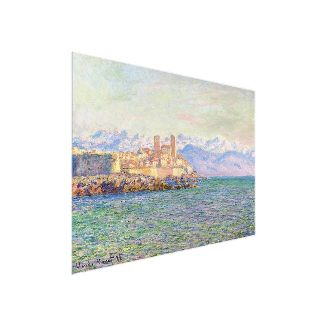Quadro in vetro - Claude Monet - Antibes, Le Fort ? Impressionismo Orizzontale 4:3
