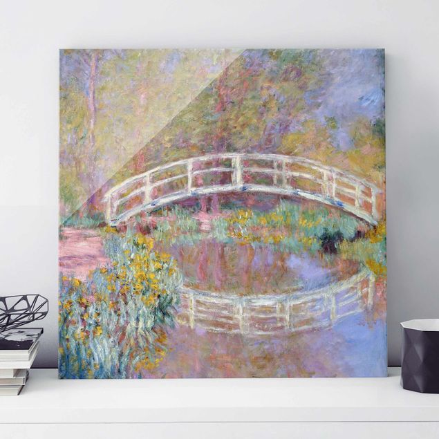Lavagna magnetica vetro Claude Monet - Ponte del giardino di Monet