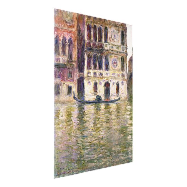 Quadro su vetro - Claude Monet - Il Palazzo Dario - Impressionismo - Verticale 3:4