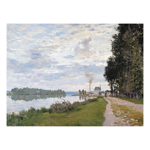 Quadro su vetro - Claude Monet - La Passeggiata a Argenteuil - Impressionismo - Orizzontale 4:3