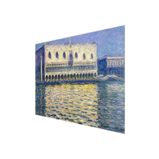 Quadro su vetro - Claude Monet - Palazzo Ducale di Venezia - Impressionismo - Orizzontale 4:3