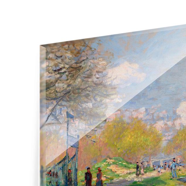 Quadro in vetro - Claude Monet - Primavera sulla Senna - Impressionismo - Orizzontale 4:3