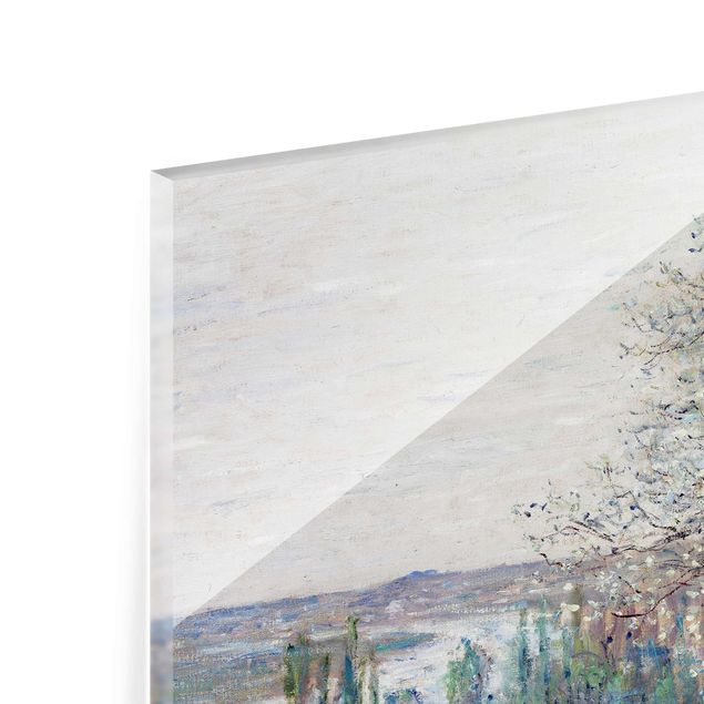 Quadro su vetro - Claude Monet - Primavera a Vétheuil - Impressionismo - Orizzontale 3:2