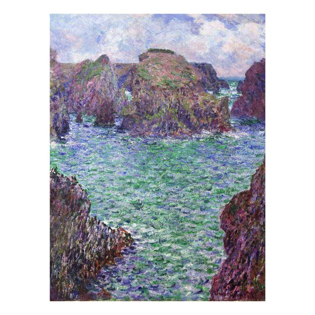 Quadro su vetro - Claude Monet - Port-Goulphar, Belle-Île - Impressionismo - Verticale 3:4