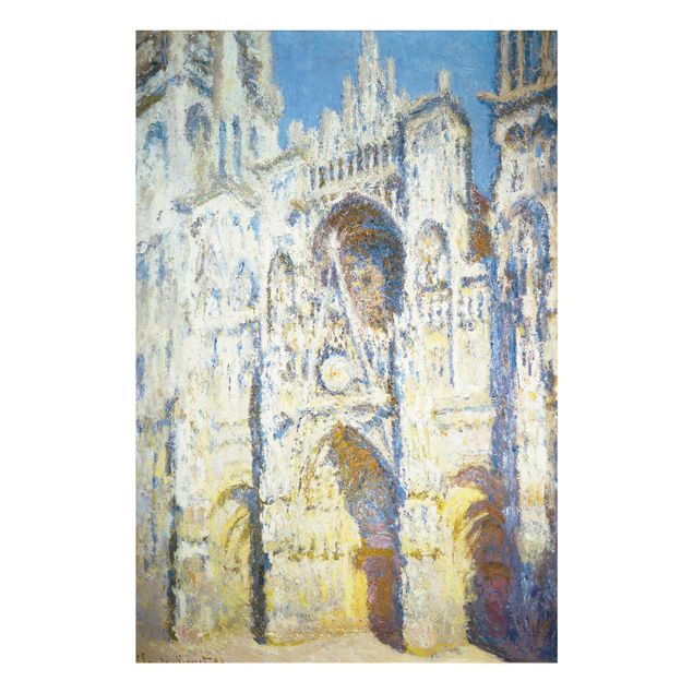 Quadro in vetro - Claude Monet - Portale della Cattedrale di Rouen - Impressionismo - Verticale 2:3