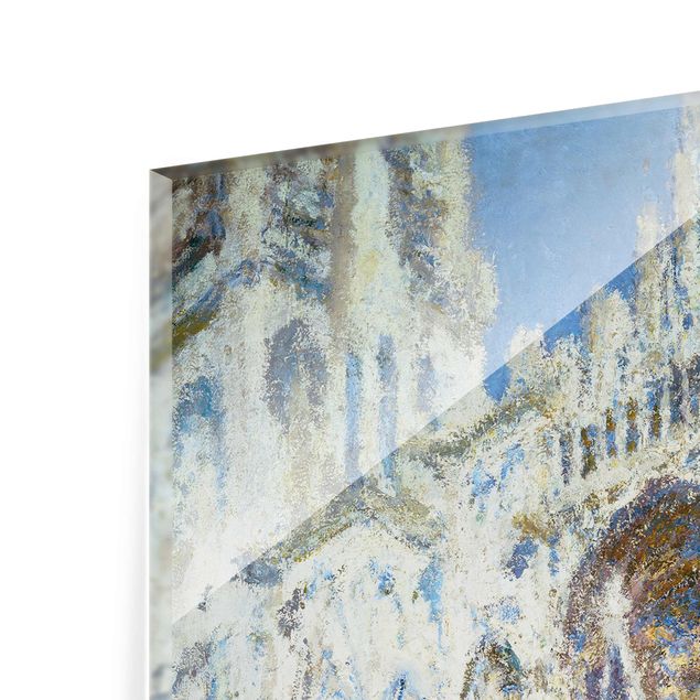 Quadro in vetro - Claude Monet - Portale della Cattedrale di Rouen - Impressionismo - Verticale 2:3