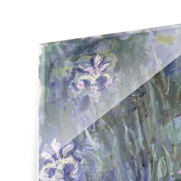 Quadro su vetro - Claude Monet - Iris - Impressionismo - Verticale 3:4