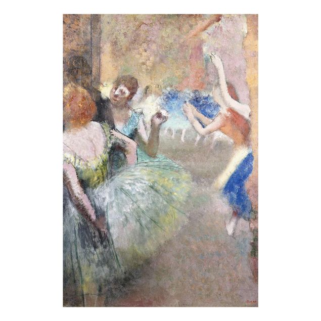Quadro in vetro - Edgar Degas - Scena il Balletto - Impressionismo - Verticale 2:3
