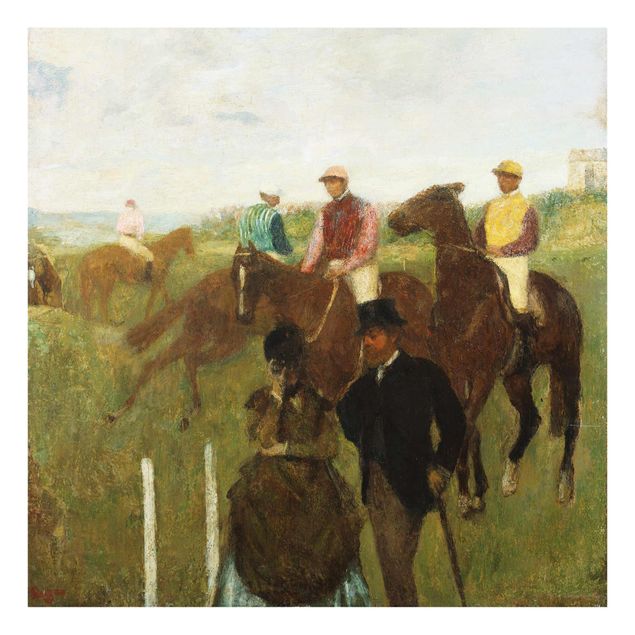 Quadro in vetro - Edgar Degas - Fantini alle Corse - Impressionismo - Quadrato 1:1