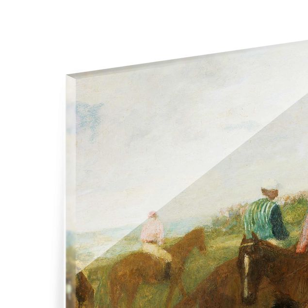 Quadro in vetro - Edgar Degas - Fantini alle Corse - Impressionismo - Quadrato 1:1