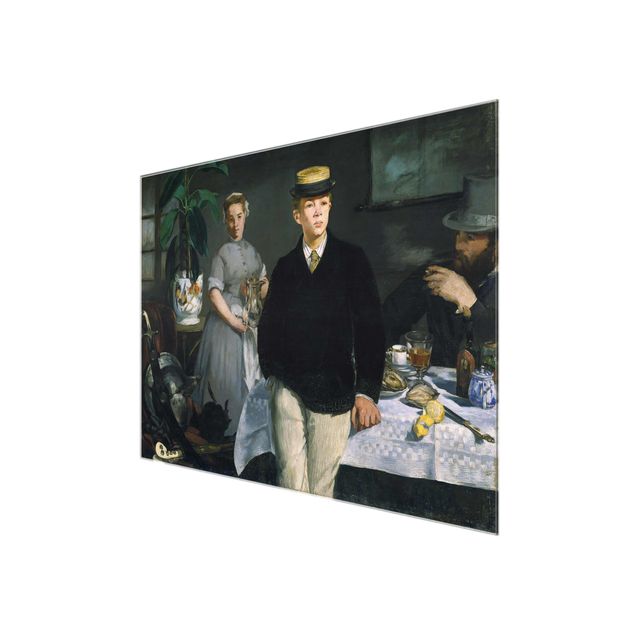 Quadro in vetro - Edouard Manet - Luncheon in the Studio - Orizzontale 4:3