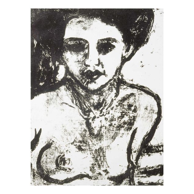 Quadro su vetro - Ernst Ludwig Kirchner - Artist's Child - Verticale 3:4