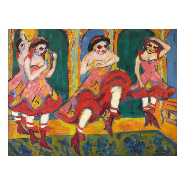 Quadro in vetro - Ernst Ludwig Kirchner - Czardas Dancers - Orizzontale 4:3