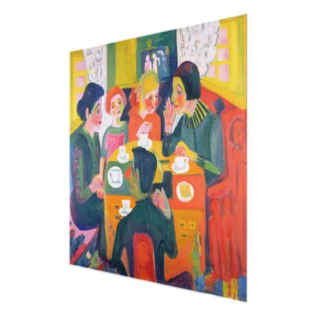 Quadro in vetro - Ernst Ludwig Kirchner - Coffee Table - Quadrato 1:1