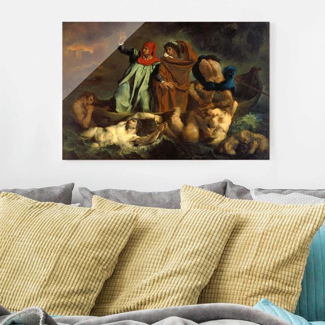 Eugène Delacroix quadri Eugène Delacroix - Il barcone di Dante (Dante e Virgilio all'Inferno)