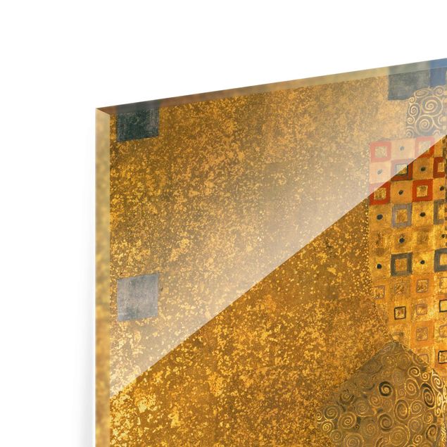 Quadro in vetro - Gustav Klimt - Ritratto di Adele Bloch-Bauer I - Art Nouveau - Quadrato 1:1