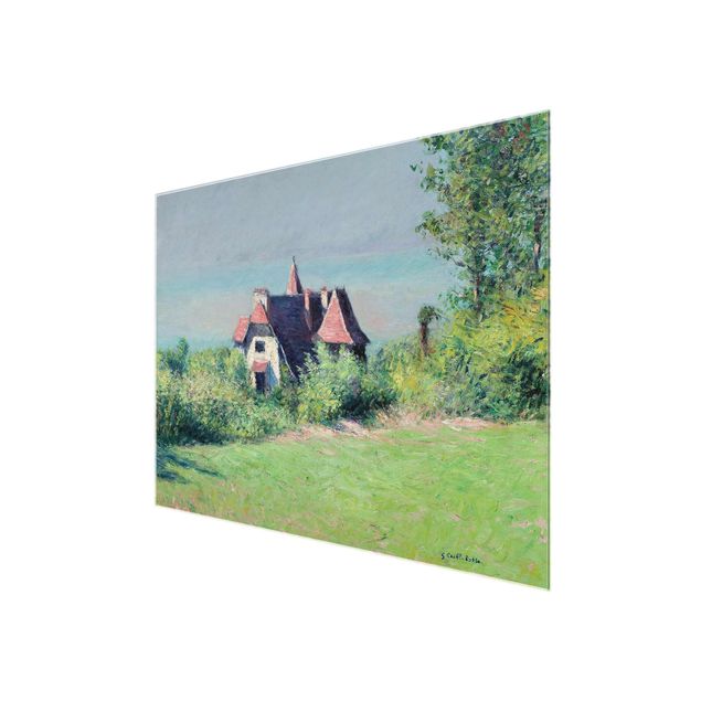 Quadro in vetro - Gustave Caillebotte - A Villa at Trouville - Orizzontale 4:3