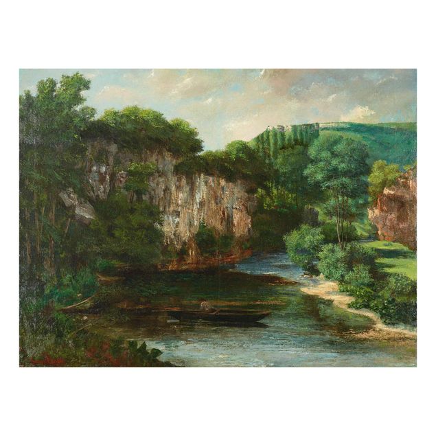 Quadro in vetro - Gustave Courbet - Oraguy Rock - Orizzontale 4:3