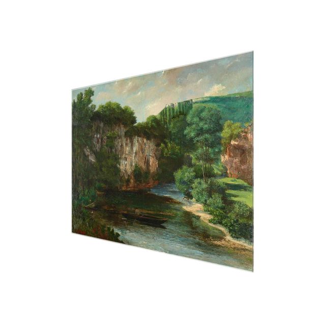 Quadro in vetro - Gustave Courbet - Oraguy Rock - Orizzontale 4:3