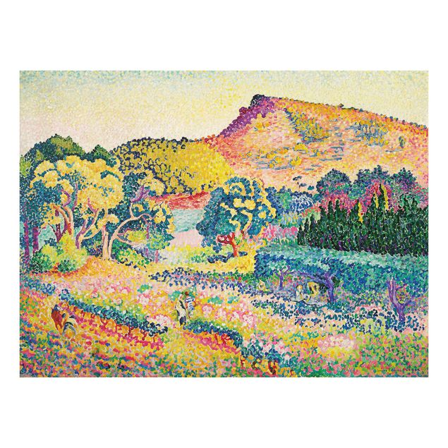 Quadro in vetro - Henri Edmond Cross - Landscape with Le Cap Nègre - Orizzontale 4:3