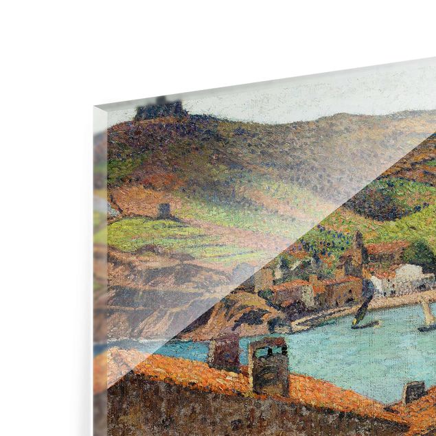 Quadro in vetro - Henri Martin - The Village at Port Collioure - Orizzontale 4:3